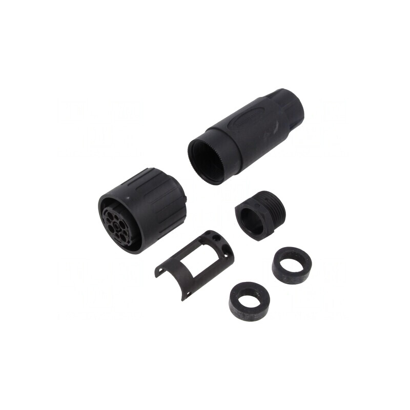 Mufă Circulară 9 PIN IP65 C16-3 Mamă | Electronic-mag.ro | Componente Electronice