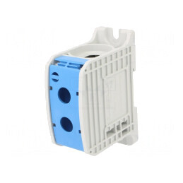 Conector de Îmbinare Șine 185mm Albastru 2 Borne | Electronic-mag.ro | Componente Electronice