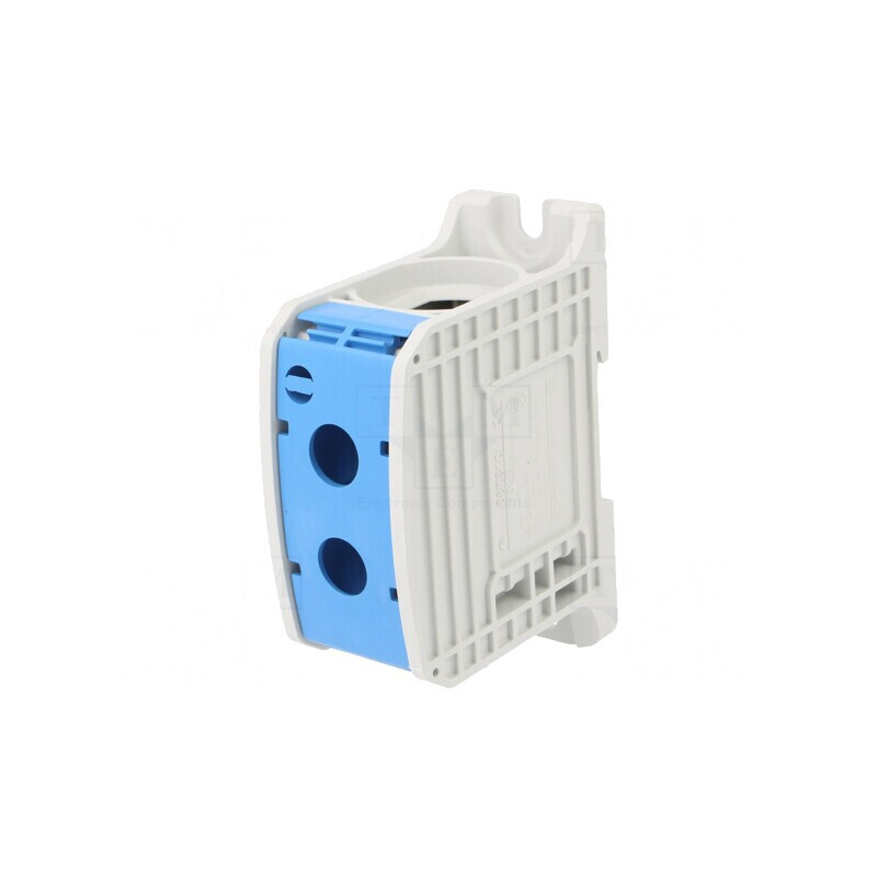 Conector de Îmbinare Șine 185mm Albastru 2 Borne | Electronic-mag.ro | Componente Electronice