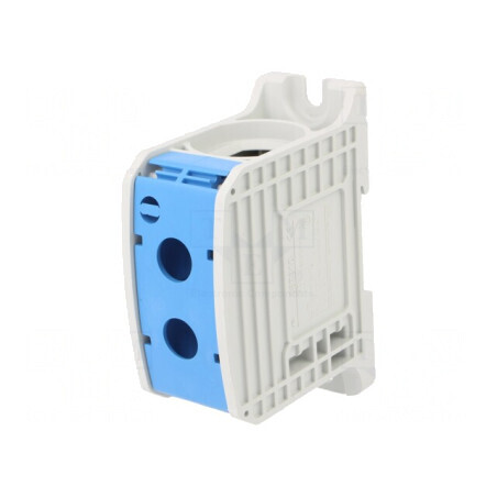 Conector de Îmbinare Șine 185mm Albastru 2 Borne | Electronic-mag.ro | Componente Electronice