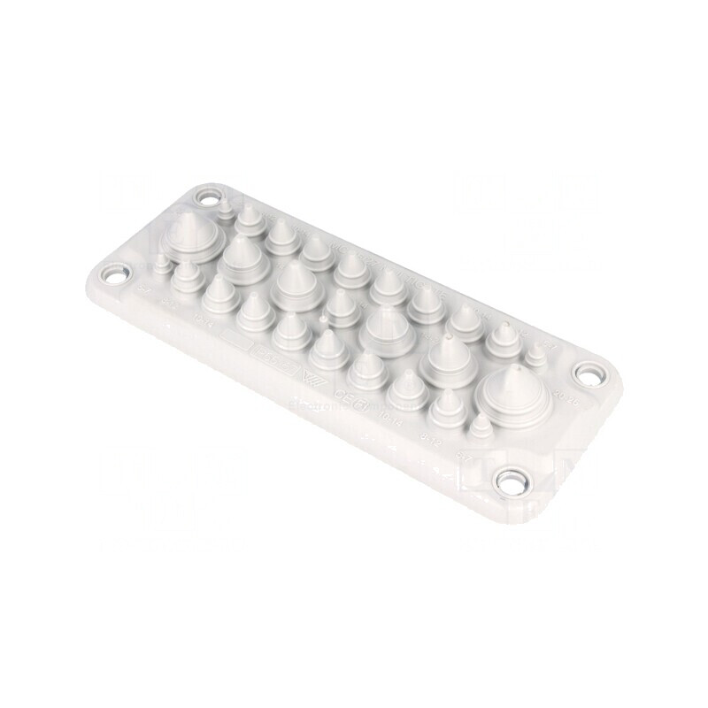 Garnitură gri deschis cu 27 orificii | Electronic-mag.ro | Componente Electronice