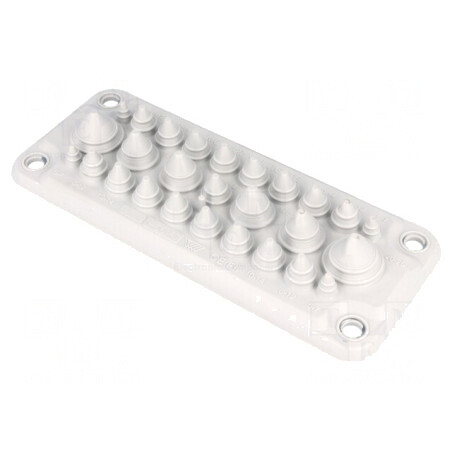 Garnitură gri deschis cu 27 orificii | Electronic-mag.ro | Componente Electronice