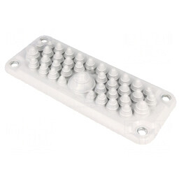 Garnitură gri deschis cu 37 orificii | Electronic-mag.ro | Componente Electronice