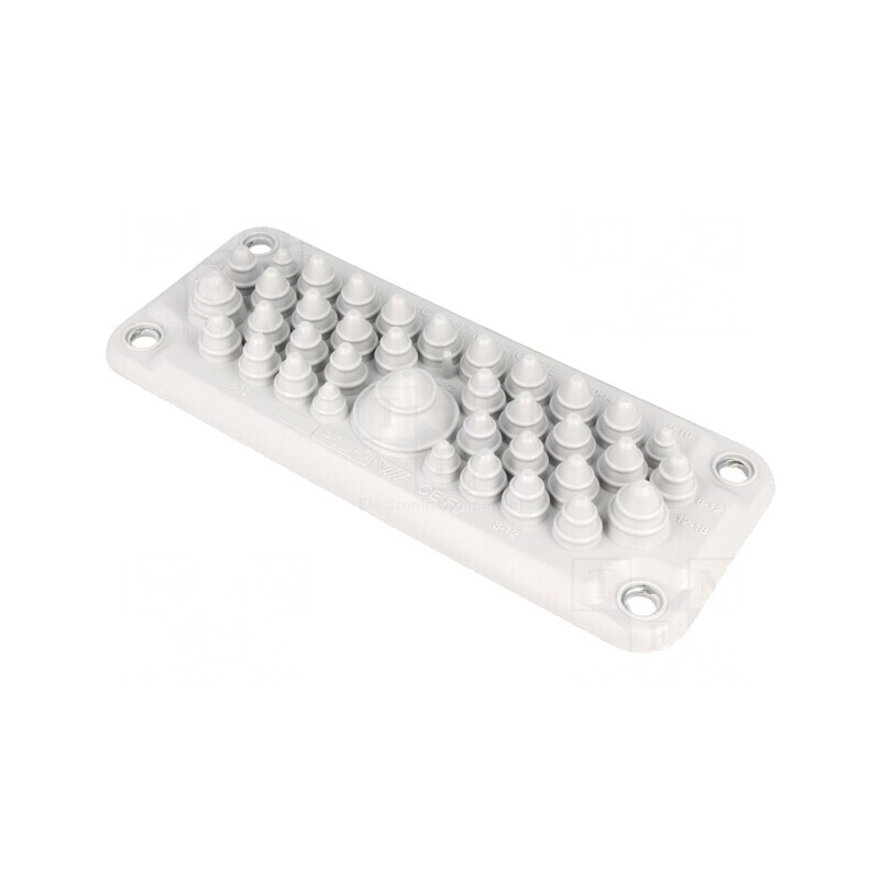 Garnitură gri deschis cu 37 orificii | Electronic-mag.ro | Componente Electronice