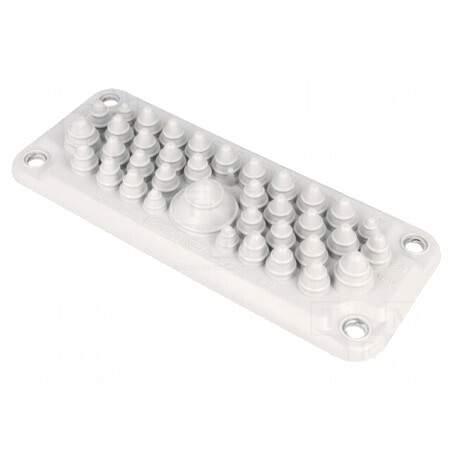Garnitură gri deschis cu 37 orificii | Electronic-mag.ro | Componente Electronice
