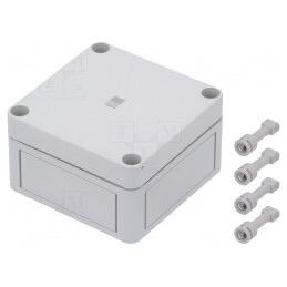 Carcasă Universală Policarbonat IP66 94x94x57mm | Electronic-mag.ro | Componente Electronice