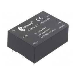 Convertor AC/DC 15W 24VDC | Electronic-mag.ro | Componente Electronice