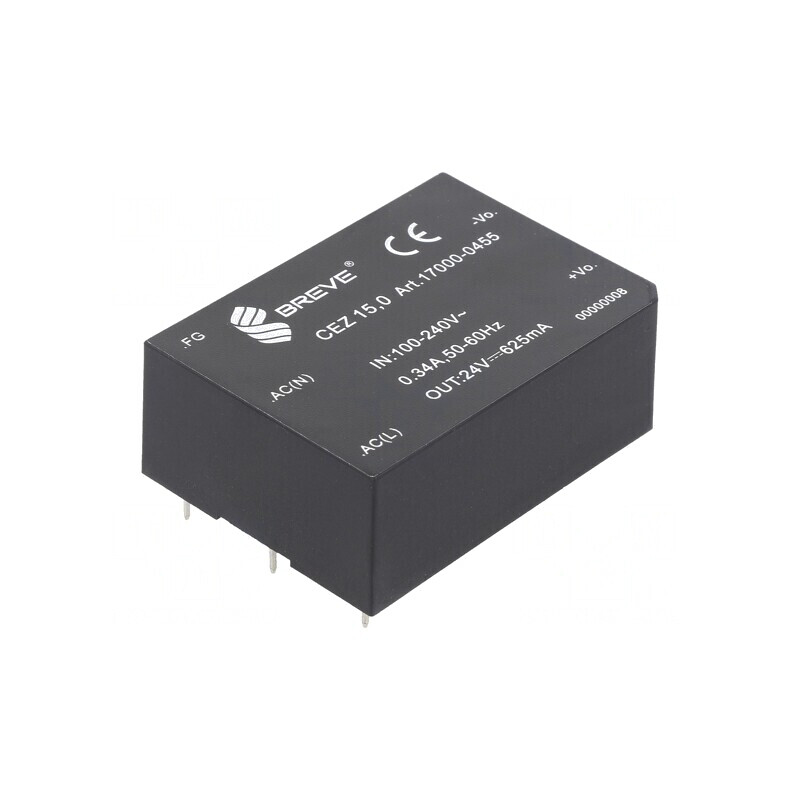 Convertor AC/DC 15W 24VDC | Electronic-mag.ro | Componente Electronice