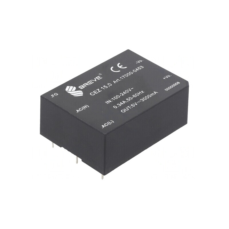 Convertor AC/DC 15W 5VDC | Electronic-mag.ro | Componente Electronice