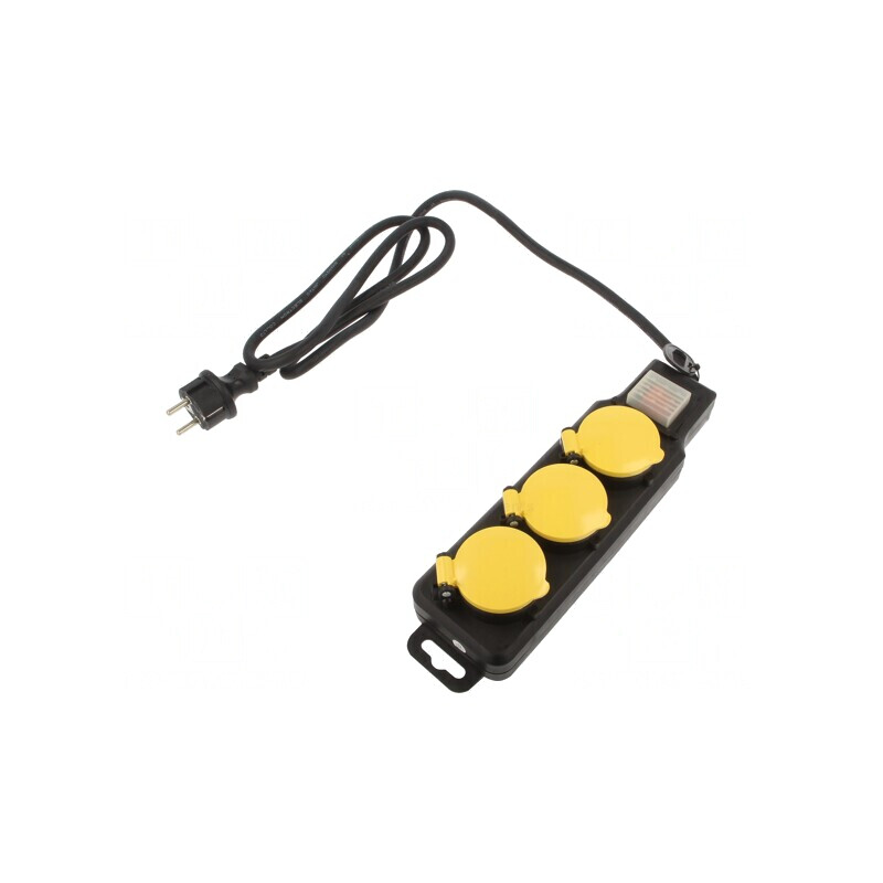 Prelungitor 3 prize 1,5m 16A 250VAC | Electronic-mag.ro | Componente Electronice
