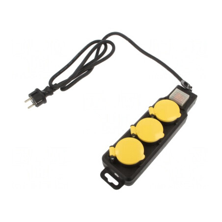 Prelungitor 3 prize 1,5m 16A 250VAC | Electronic-mag.ro | Componente Electronice