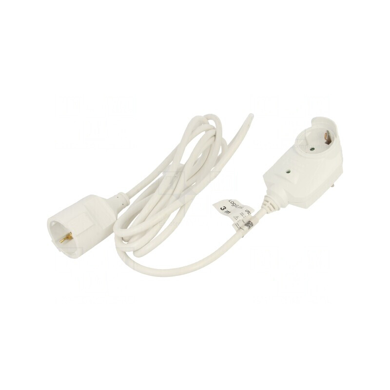 Prelungitor Alb 3m 16A | Electronic-mag.ro | Componente Electronice