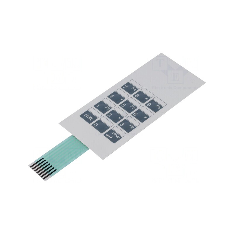 Tastatură Membrană 12 Butoane 52mm STD34-07 | Electronic-mag.ro | Componente Electronice