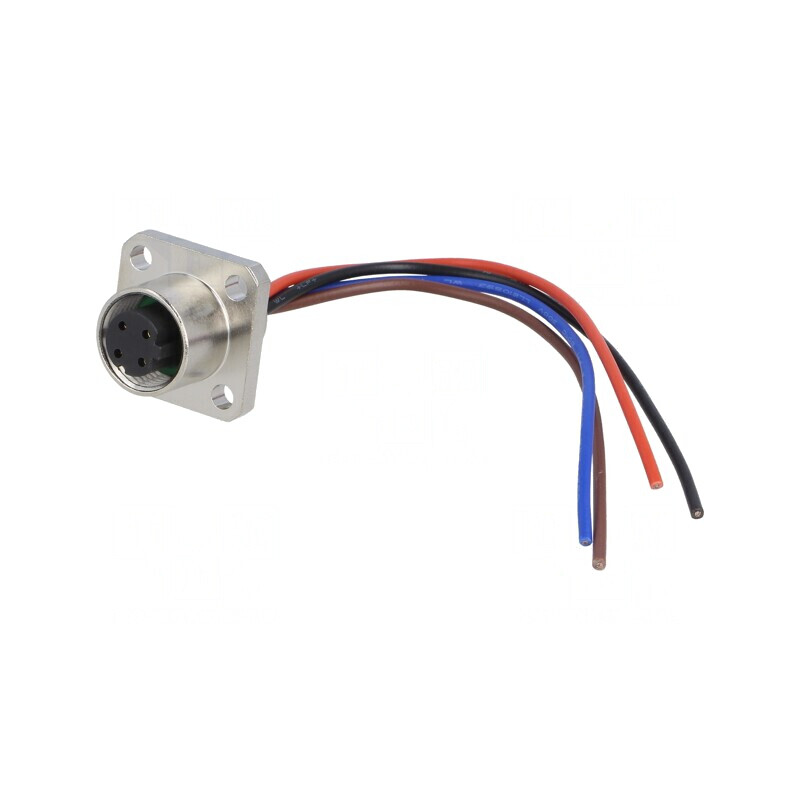 Soclu M12 4 Pin Drept IP67 250V 4A 120mm | Electronic-mag.ro | Componente Electronice Soclu M12 4 Pin Drept IP67 250V 4A 120mm | Electronic-mag.ro | Componente Electronice