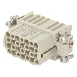 Conector HDC cu Inserturi de Contact Mamă Han DD 28 PE | Electronic-mag.ro | Componente Electronice