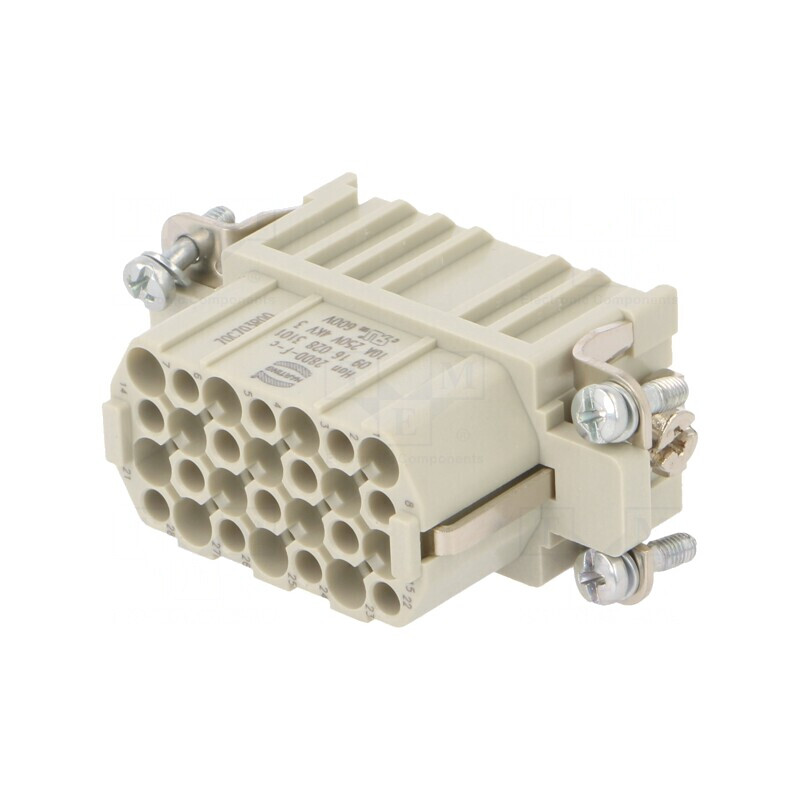 Conector HDC cu Inserturi de Contact Mamă Han DD 28 PE | Electronic-mag.ro | Componente Electronice
