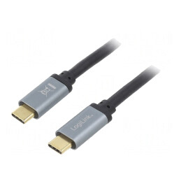 Cablu USB 3.2 USB C 1m Negru 10Gbps | Electronic-mag.ro | Componente Electronice