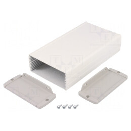 Carcasă Universală cu Lame de Fixare și Panou TEKAL X 85mm | Electronic-mag.ro | Componente Electronice