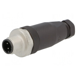 Mufă M12 4 PIN pe cablu IP67 DeviceNet/CANopen | Electronic-mag.ro | Componente Electronice