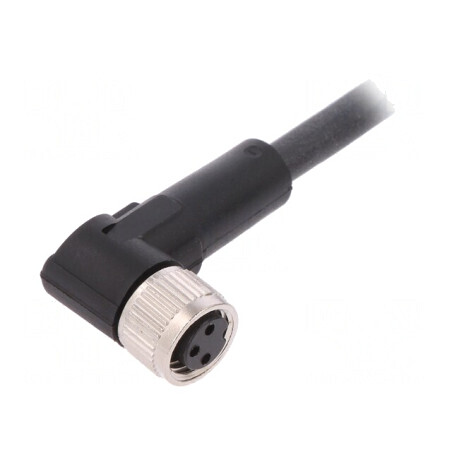 Cablu Conectare M8 3 Pin 5m Unghi 60VAC 4A PUR | Electronic-mag.ro | Componente Electronice