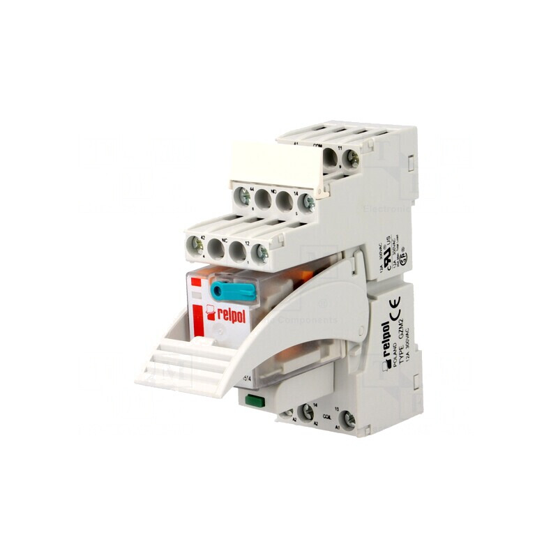 Releu Intermediar DPDT 12VDC 12A 250VAC | Electronic-mag.ro | Componente Electronice Releu Intermediar DPDT 12VDC 12A 250VAC | Electronic-mag.ro | Componente Electronice