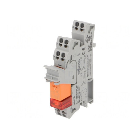 Releu Intermediar DPDT 230VAC 8A | Electronic-mag.ro | Componente Electronice