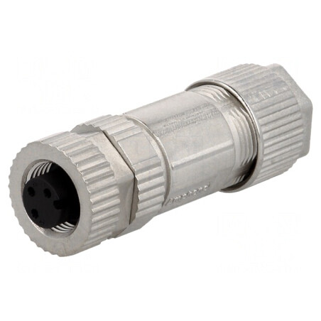 Mufă M12 3 Pin Mamă pe Cablu IP67 | Electronic-mag.ro | Componente Electronice