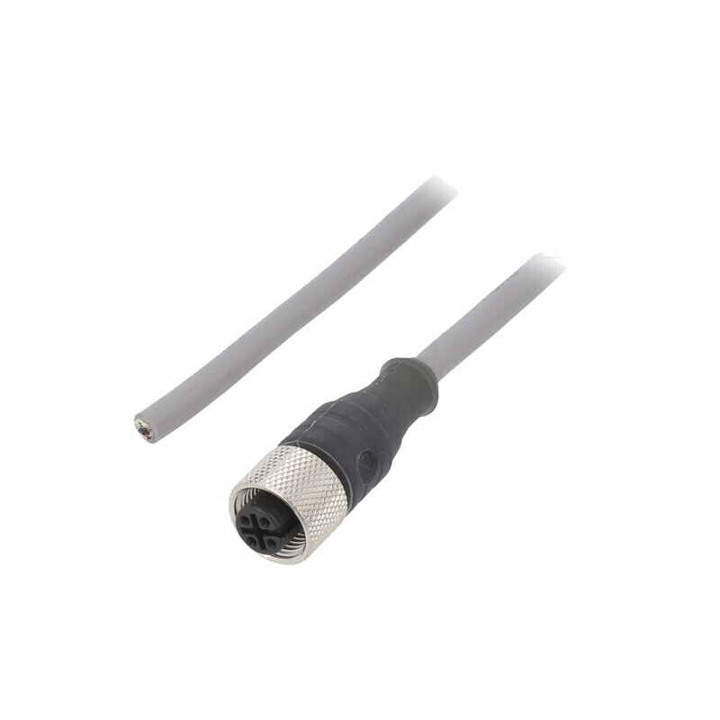 Cablu Conectare M12 4 PIN 1m PVC | Electronic-mag.ro | Componente Electronice
