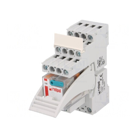 Releu Intermediar DPDT 24VDC 12A 250VAC | Electronic-mag.ro | Componente Electronice
