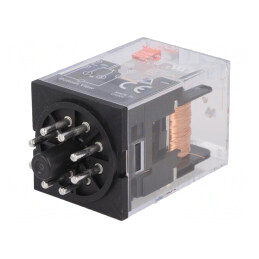 Releu electromagnetic DPDT 24VAC 10A | Electronic-mag.ro | Componente Electronice