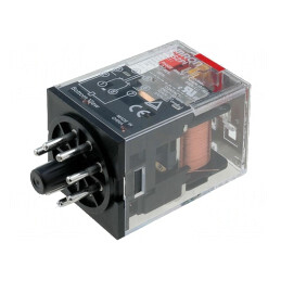 Releu Electromagnetic DPDT 230VAC 10A | Electronic-mag.ro | Componente Electronice