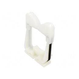 Clemă montată cu șurub poliamidă naturală 71,4mm | Electronic-mag.ro | Componente Electronice