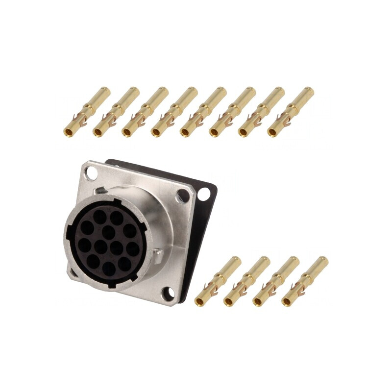Conector Circular RT360 Mamă Crimpat PIN 12 13A IP67 | Electronic-mag.ro | Componente Electronice Conector Circular RT360 Mamă Crimpat PIN 12 13A IP67 | Electronic-mag.ro | Componente Electronice