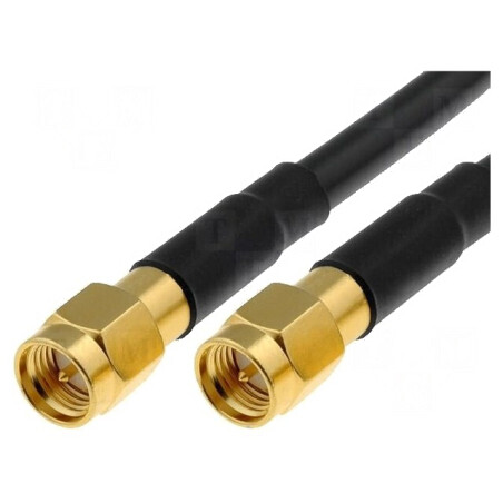 Cablu SMA 50Ω 1m Negru | Electronic-mag.ro | Componente Electronice