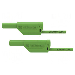 Cablu de măsurare 32A cu mufe banană 4mm 2.5m | Electronic-mag.ro | Componente Electronice