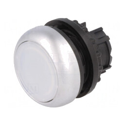 Comutator de Apăsare 22mm Alb IP67 | Electronic-mag.ro | Componente Electronice
