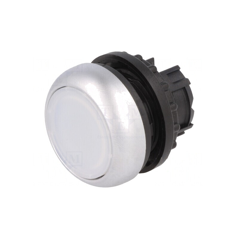 Comutator de Apăsare 22mm Alb IP67 | Electronic-mag.ro | Componente Electronice