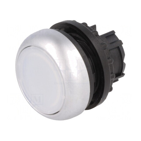 Comutator de Apăsare 22mm Alb IP67 | Electronic-mag.ro | Componente Electronice