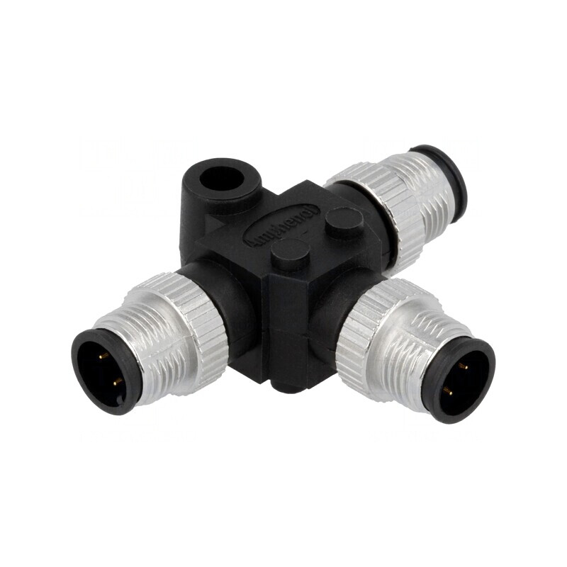Adaptor în T M12 tată x3 pentru DeviceNet/CANopen PIN: 4 | Electronic-mag.ro | Componente Electronice