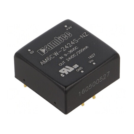 Convertor DC/DC 6W 9-36V la 24V 250mA | Electronic-mag.ro | Componente Electronice