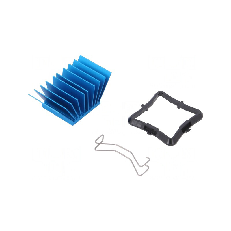 Radiator extrudat cu aripioare BGA albastru 25x25mm | Electronic-mag.ro | Componente Electronice Radiator extrudat cu aripioare BGA albastru 25x25mm | Electronic-mag.ro | Componente Electronice