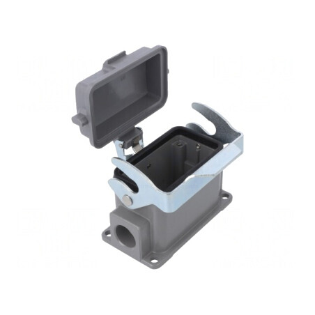 Carcasă pentru conectori HDC D10B cu clichet M20 | Electronic-mag.ro | Componente Electronice