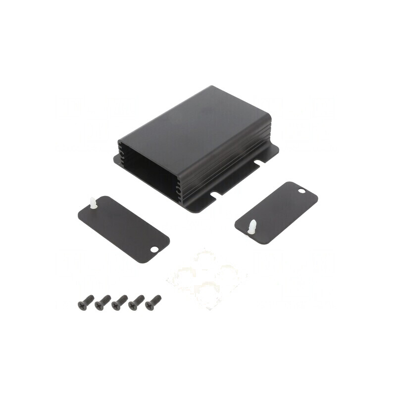 Carcasă Panou Lame Fixare 54x80mm Negru | Electronic-mag.ro | Componente Electronice