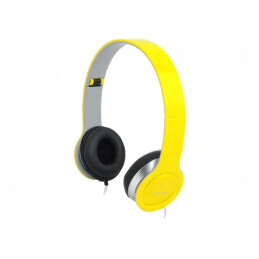Căști cu Microfon Jack 3,5mm Galbene HS0030 | Electronic-mag.ro | Componente Electronice