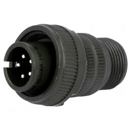 Conector circular 14S aluminiu 5 pini | Electronic-mag.ro | Componente Electronice