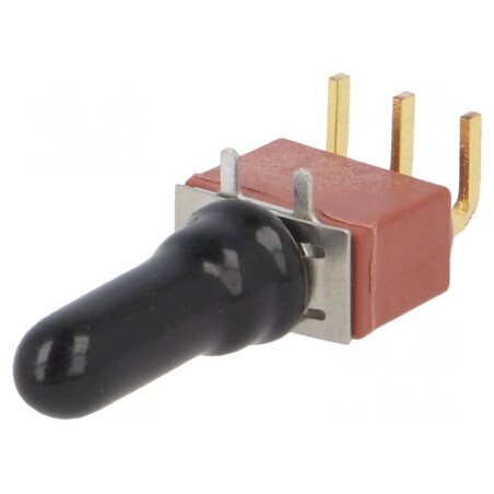 Comutator Acționat Prin Apăsare 2 Poz SPDT 1A 120VAC ON-ON | Electronic-mag.ro | Componente Electronice