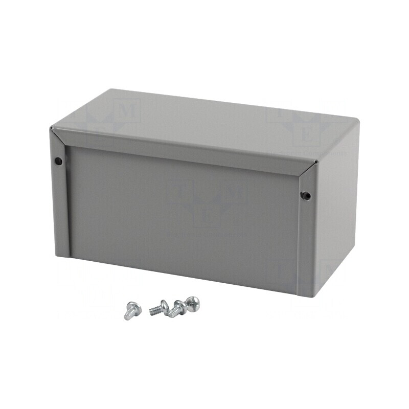 Carcasă Universală Aluminiu Gri 76x152x76mm | Electronic-mag.ro | Componente Electronice