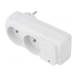 Prelungitor cu Protecție la Supratensiune 2 Prize 10A ACAR MINI AGD | Electronic-mag.ro | Componente Electronice