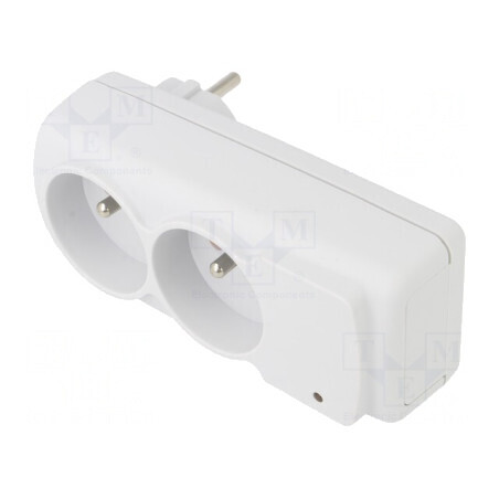 Prelungitor cu Protecție la Supratensiune 2 Prize 10A ACAR MINI AGD | Electronic-mag.ro | Componente Electronice