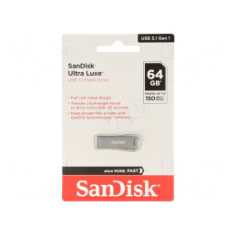 Stick USB 3.2 64GB Ultra Luxe Argintiu | Electronic-mag.ro | Componente Electronice